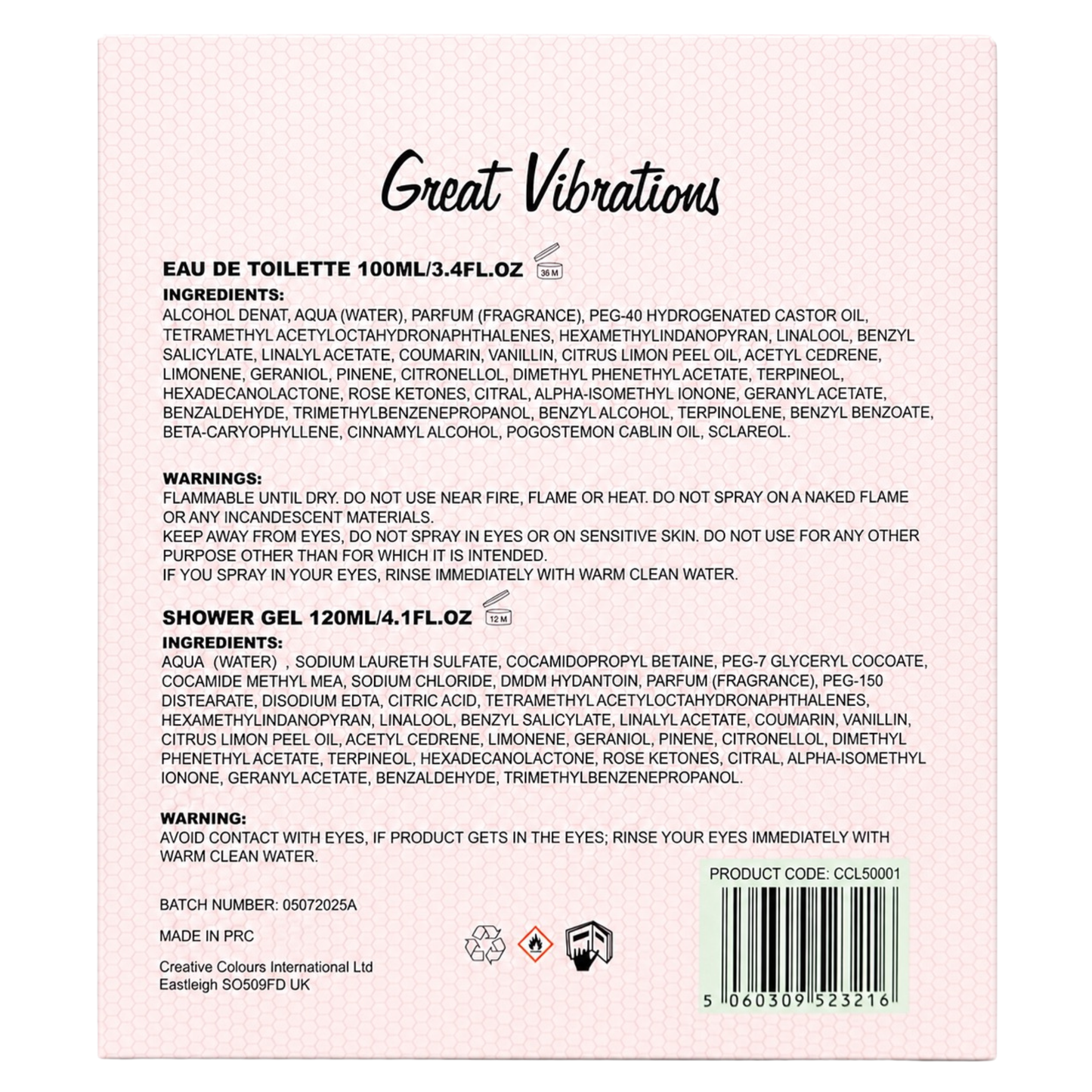 Great Vibrations Giftset - Inspired By Good Girl