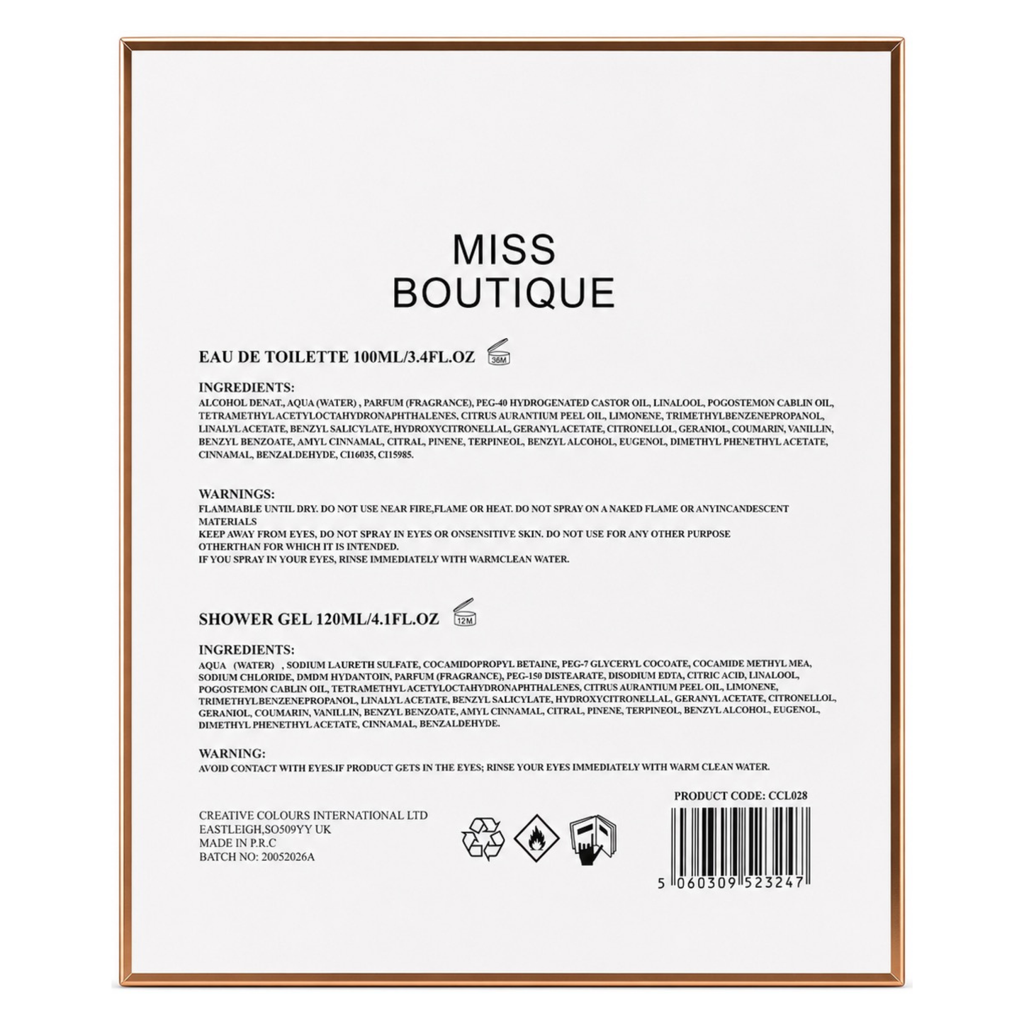 Miss Boutique Giftset - Inspired By Mademoiselle